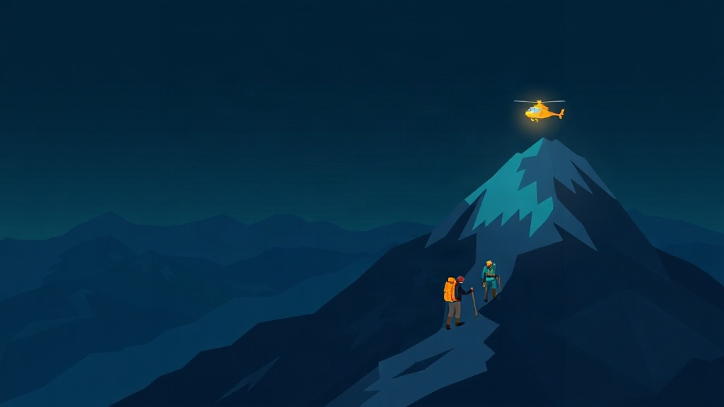Rangers rescued three hikers who packed what Gemini told them to.