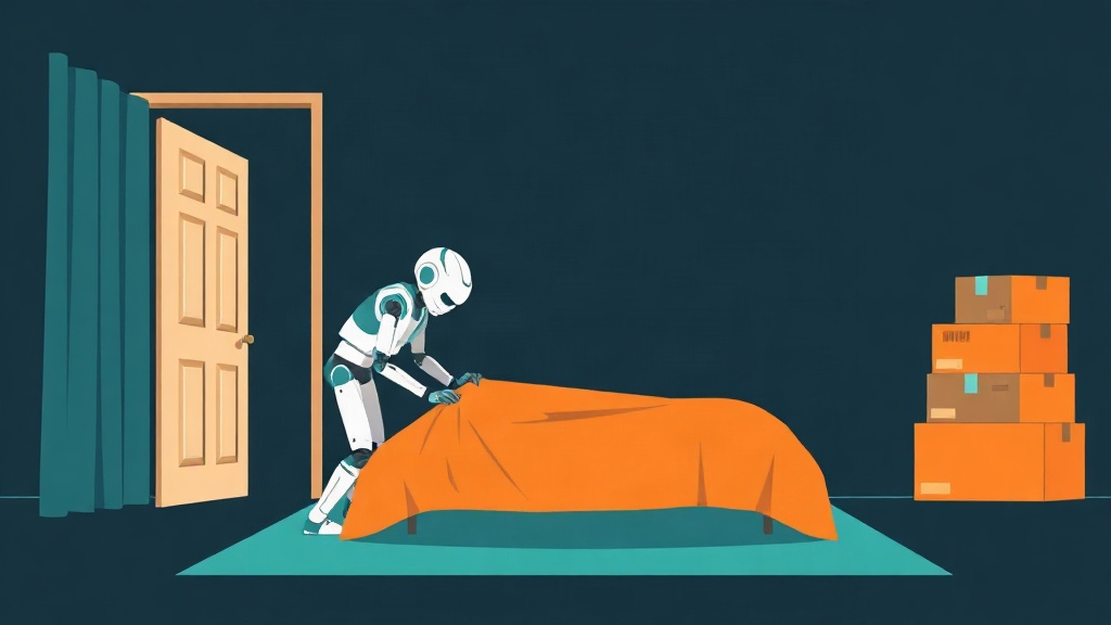 Ein Roboter machte Betten in 30 Häusern, die er nie betreten hatte.
