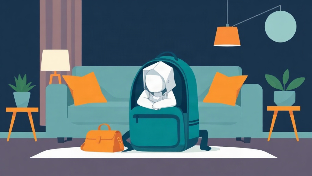 China's new home robot folds up and fits in a backpack.